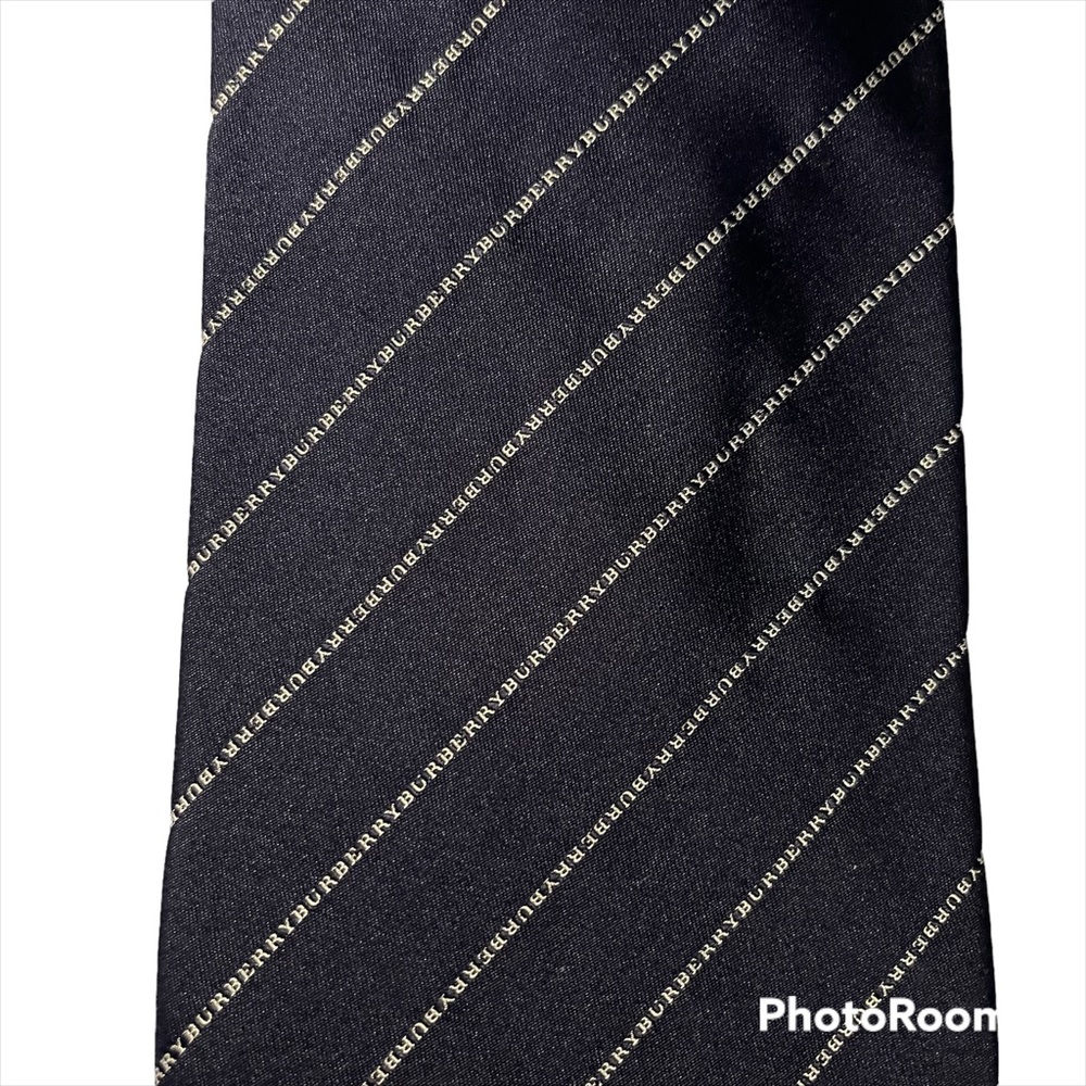 Burberry London Writing Silk Tie